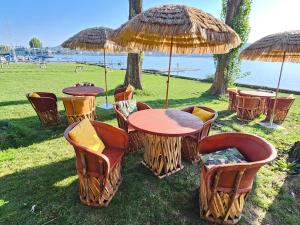 Beach Sonnenschirm natur gross 0